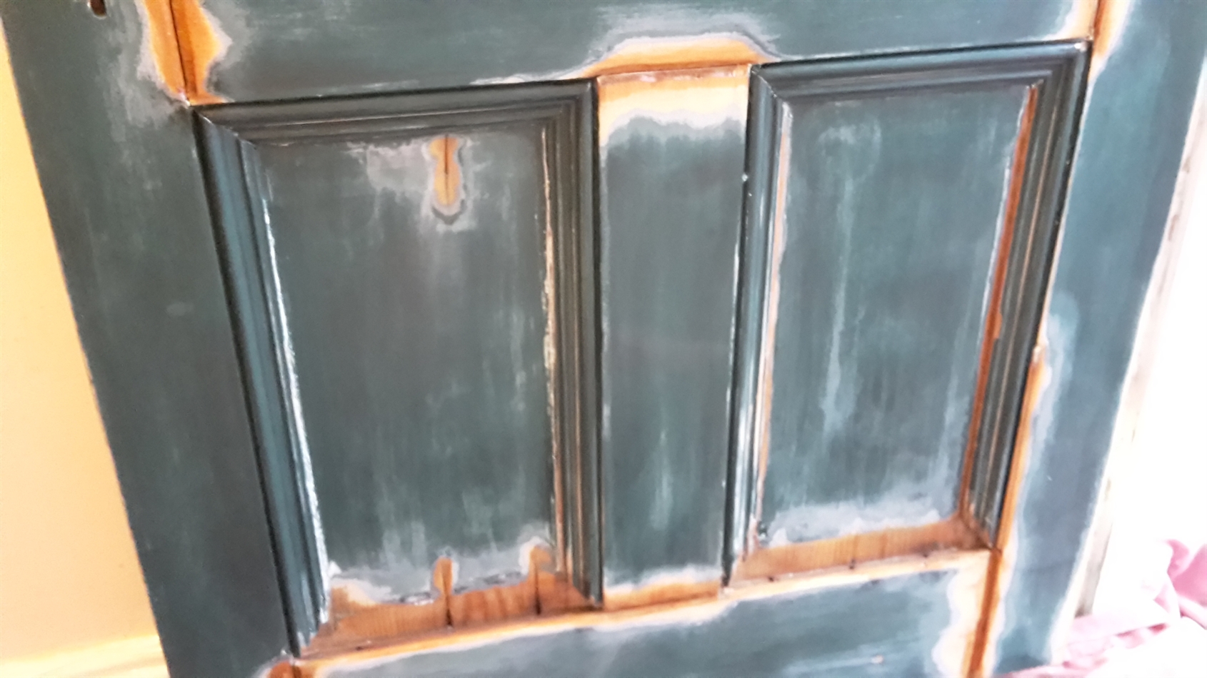 Froont door preservation joint repairs and put back in beads.