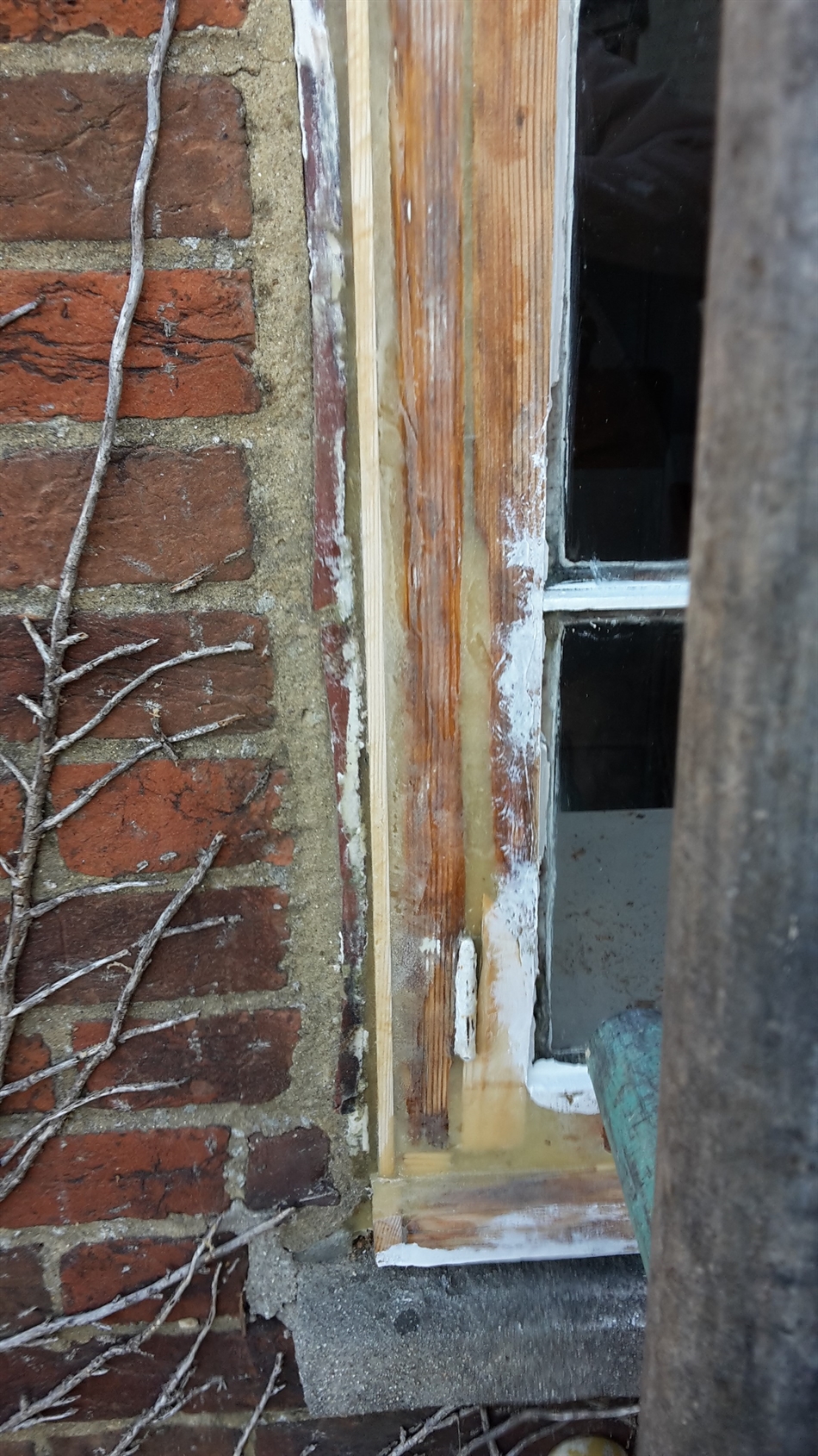 Here rot went right through to inside.