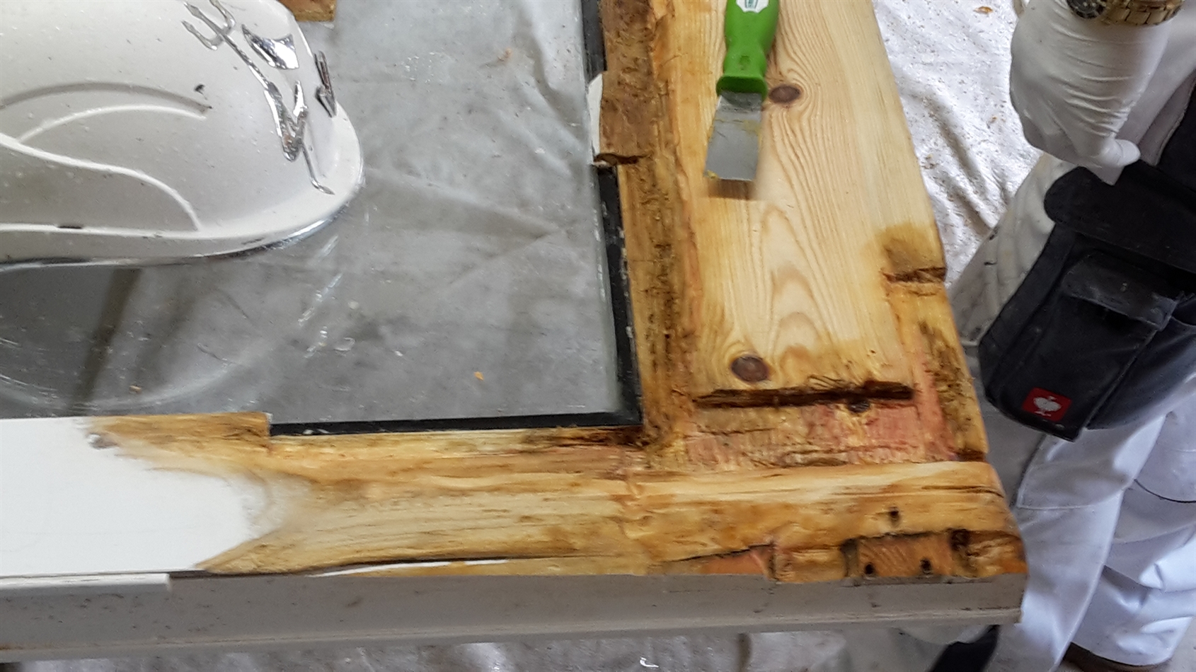 The worst door. Dry fix on.