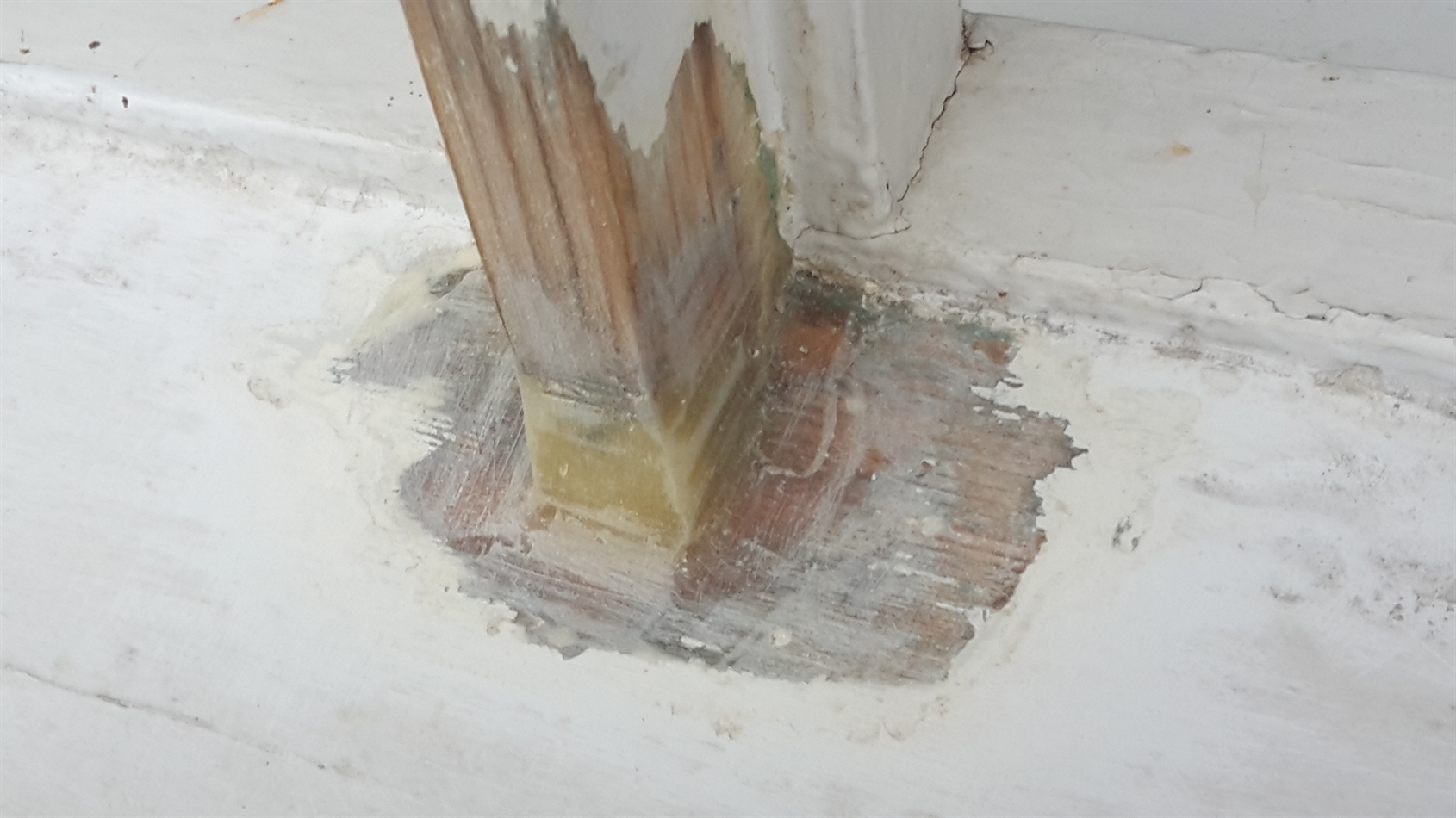 Center pillar repair.