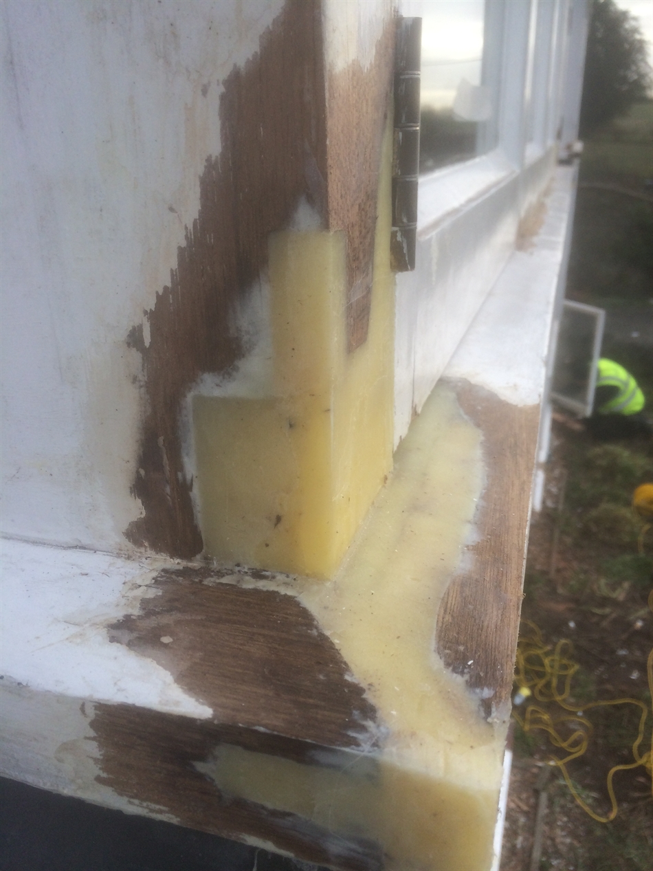 Several repairs using DRY FLEX® 4 Repair Care