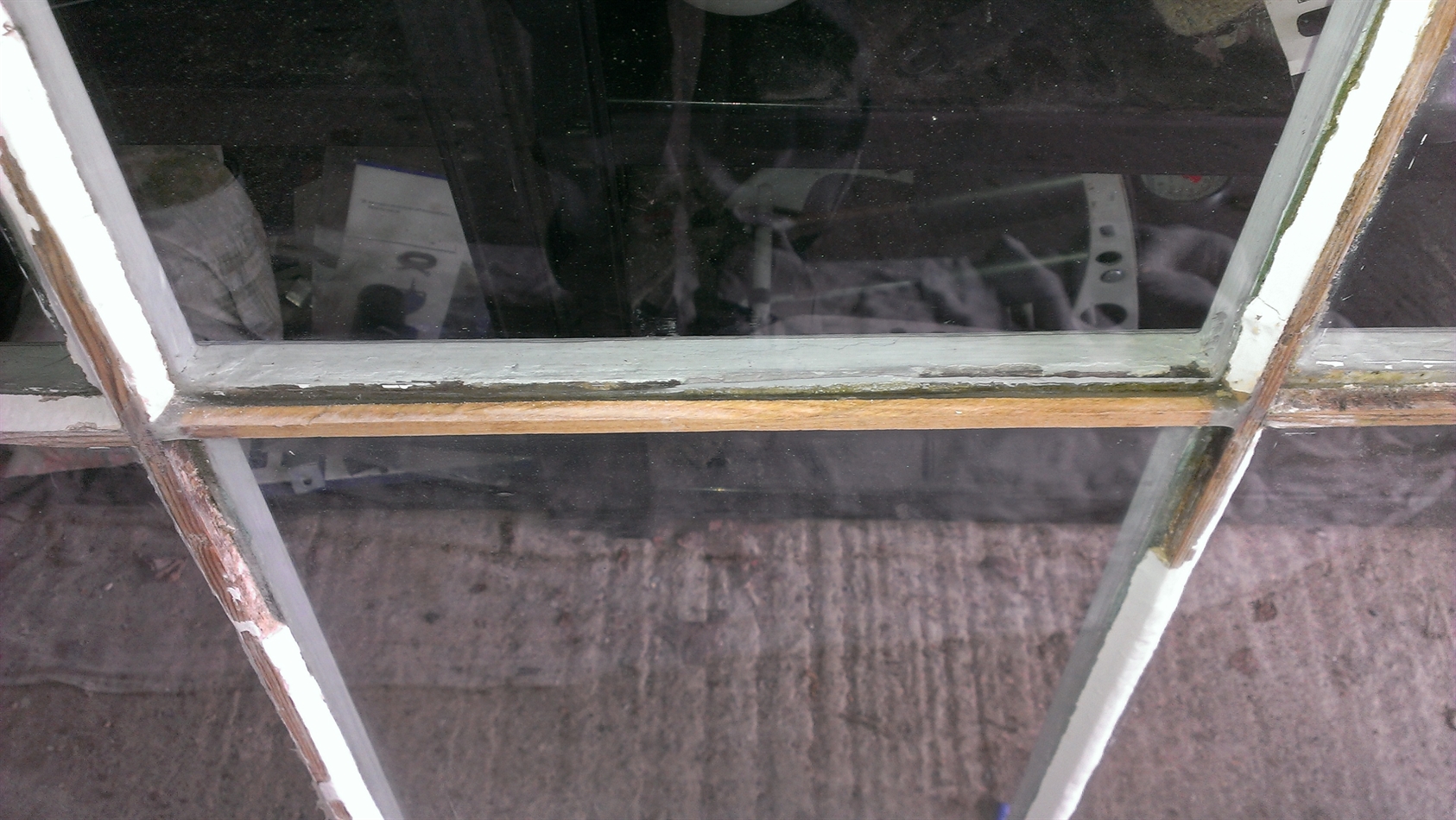 New hardwood glazing bar installed with Dry Fix 4